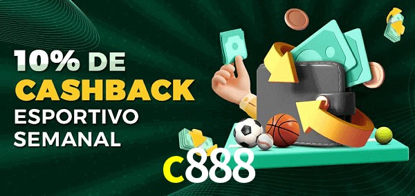 10% de bônus de cashback na c888